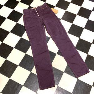NWT Italian Jeckerson Regular Fit Purple Jeans